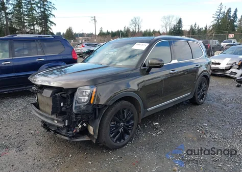2021 Kia Telluride Sx z USA, uszkodzony, nr VIN 5XYP5DHC8MG108582